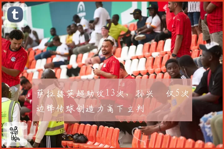 萨拉赫英超助攻13次,孙兴慜仅5次边锋传球创造力高下立判
