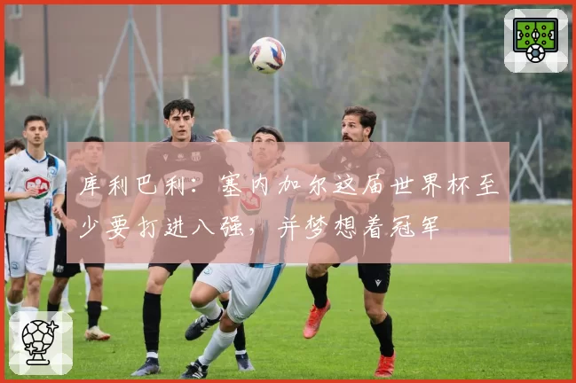 库利巴利:塞内加尔这届世界杯至少要打进八强,并梦想着冠军